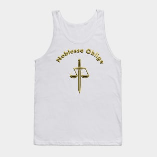 Noblesse Oblige Tank Top